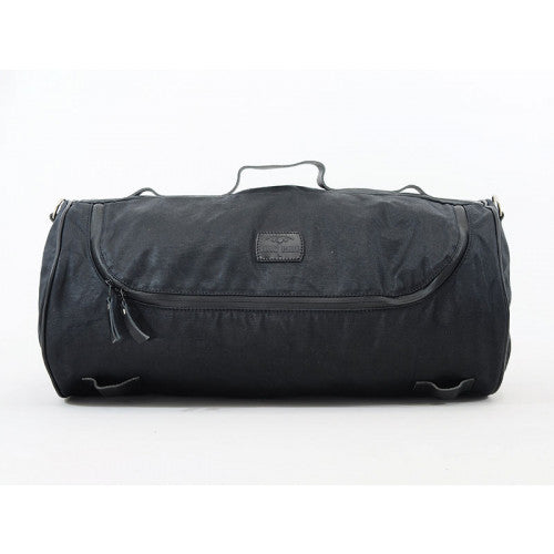 Longride Waxed Canvas Roll Bag Black - 32.5 Liters