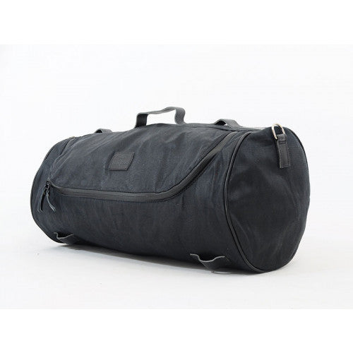Longride Waxed Canvas Roll Bag Black - 32.5 Liters
