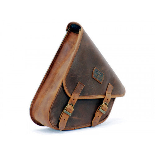 Longride Waxed Canvas Swing Arm Right Bag Black CUS275 - 7.6 Liters