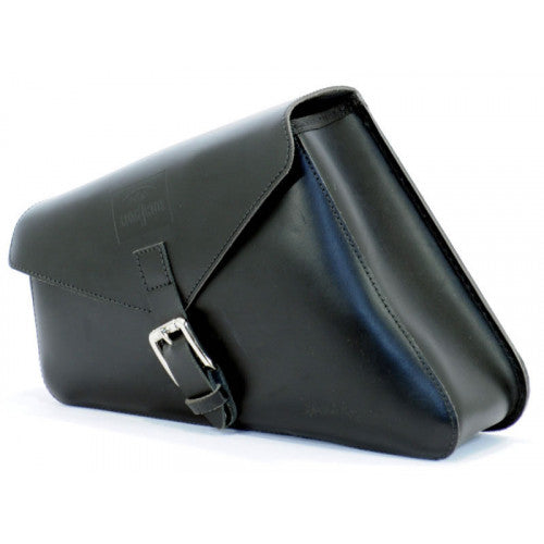 Longride Leather Swing Arm Bag Black CUS282 - 5.8 Liters