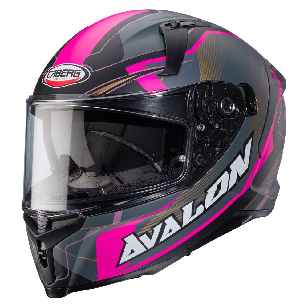 Caberg Avalon X Optic Matt Black / Grey / Fuchsia