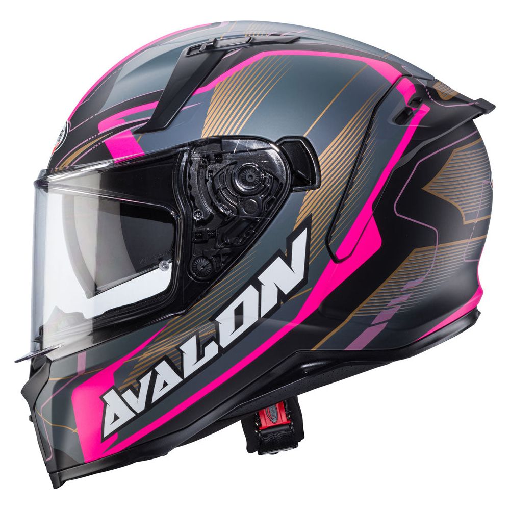 Caberg Avalon X Optic Matt Black / Grey / Fuchsia