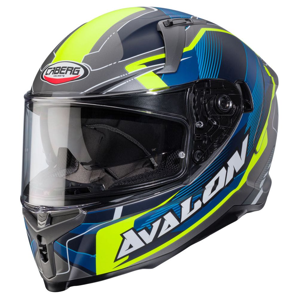 Caberg Avalon X Optic Matt Grey / Blue / Yellow