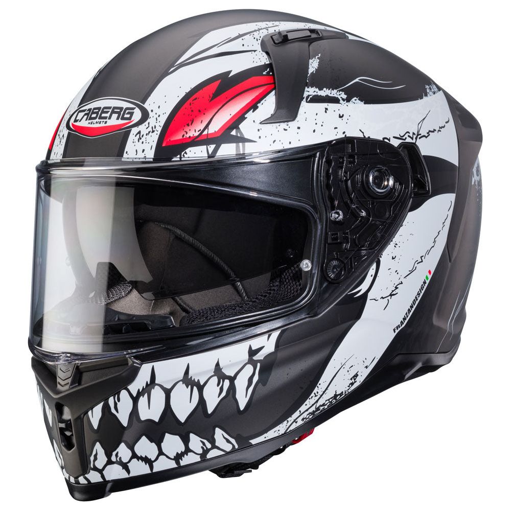 Caberg Avalon X Punk Matt Grey / White / Red