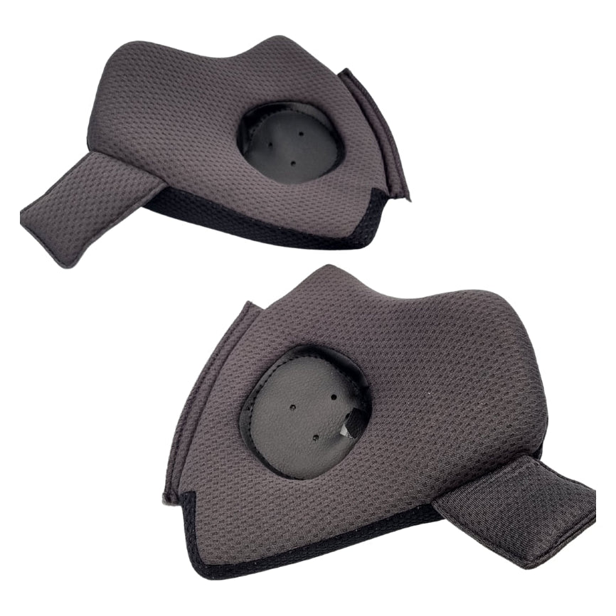 Caberg Duke Evo Replacement Cheek Pads cheek pad pair front view on a white background