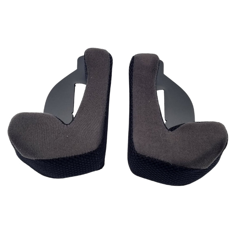 Caberg Duke X Replacement Cheek Pads cheek pad pair front view on a white background