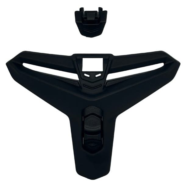 Caberg Avalon and Avalon X matt black chin vent kit components