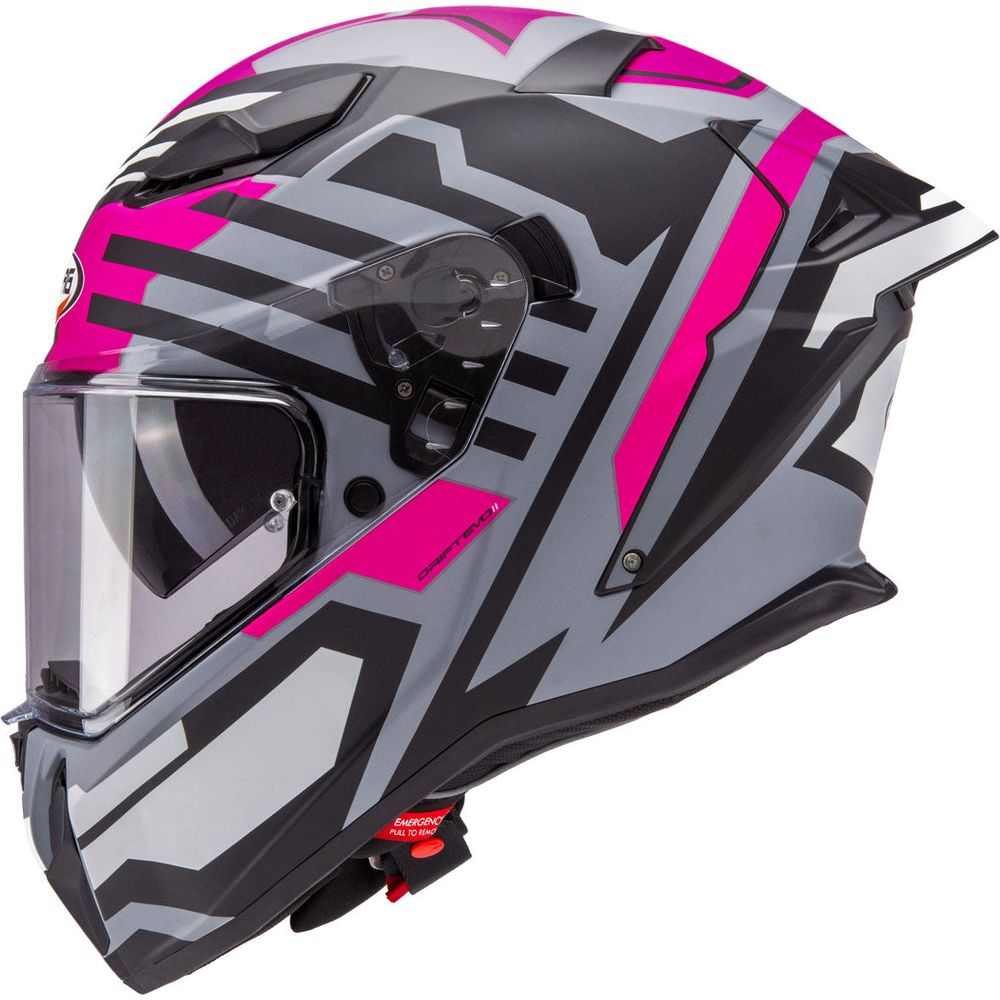 Caberg Drift Evo 2 Horizon Matt Grey / Black / Fuchsia