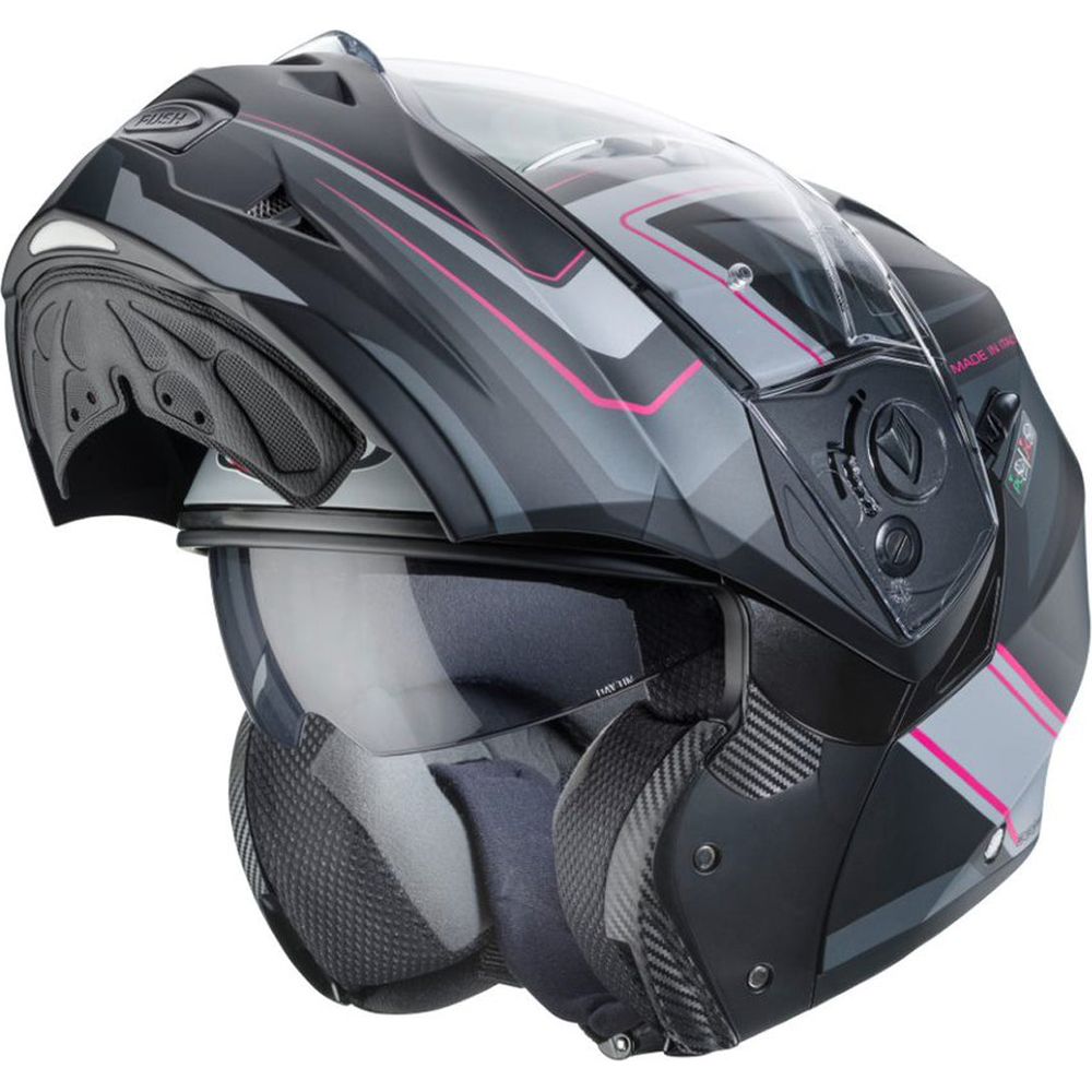Caberg Duke 2 Tour Matt Black / Pink / Anthracite / Silver
