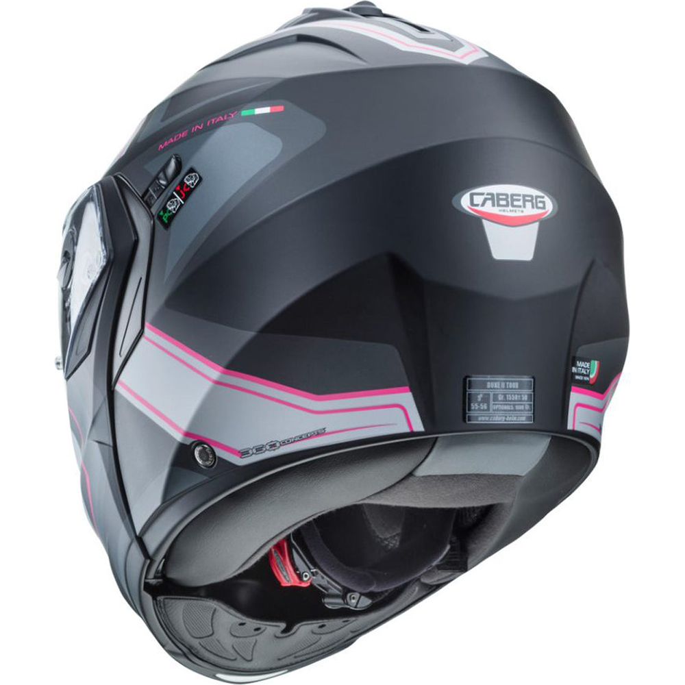 Caberg Duke 2 Tour Matt Black / Pink / Anthracite / Silver
