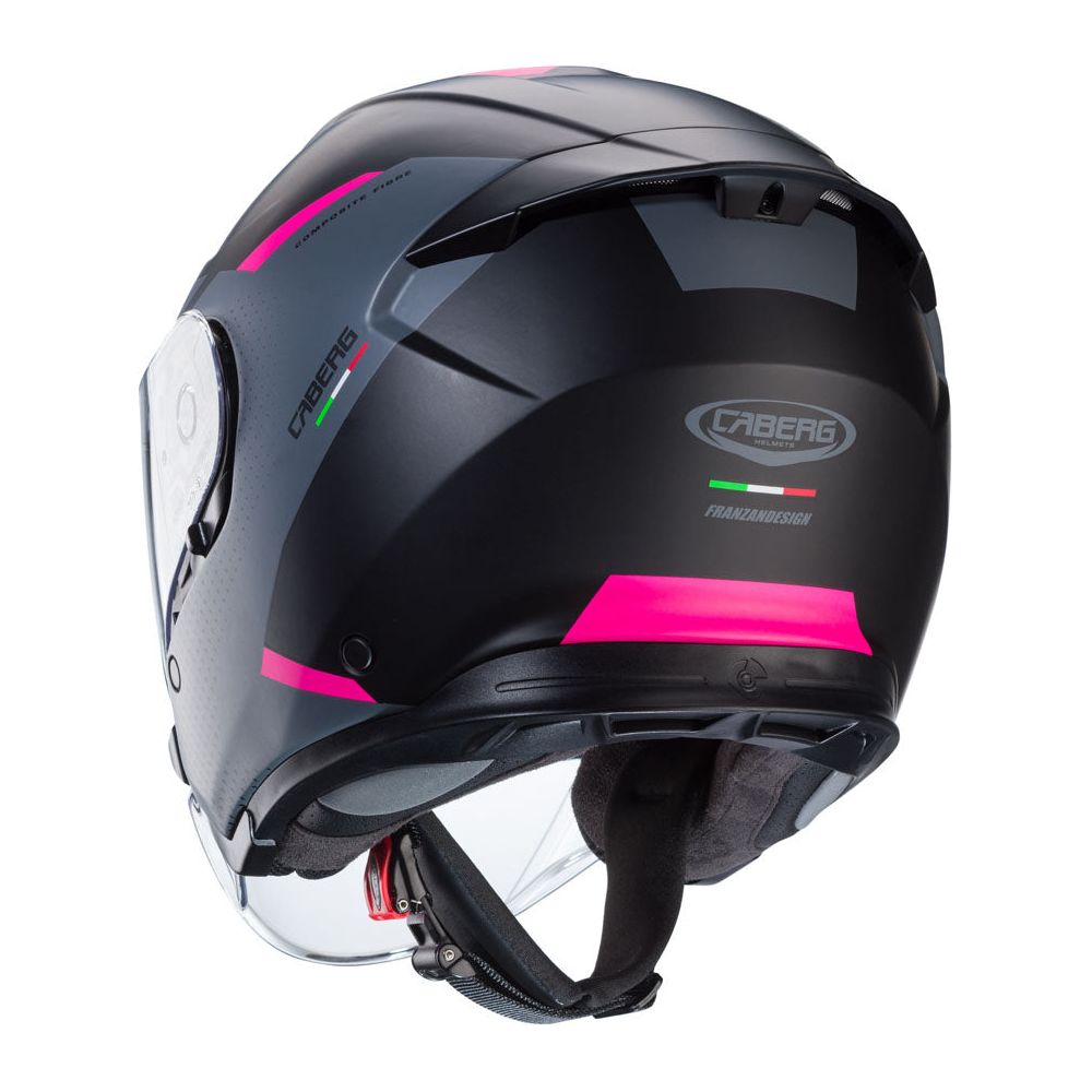 Caberg Flyon 2 Boss Matt Black / Grey / Fuchsia