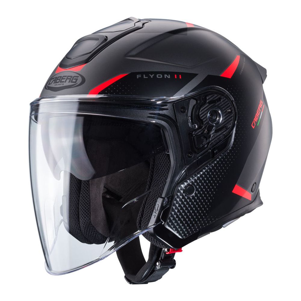 Caberg Flyon 2 Boss Matt Grey / Red / Black