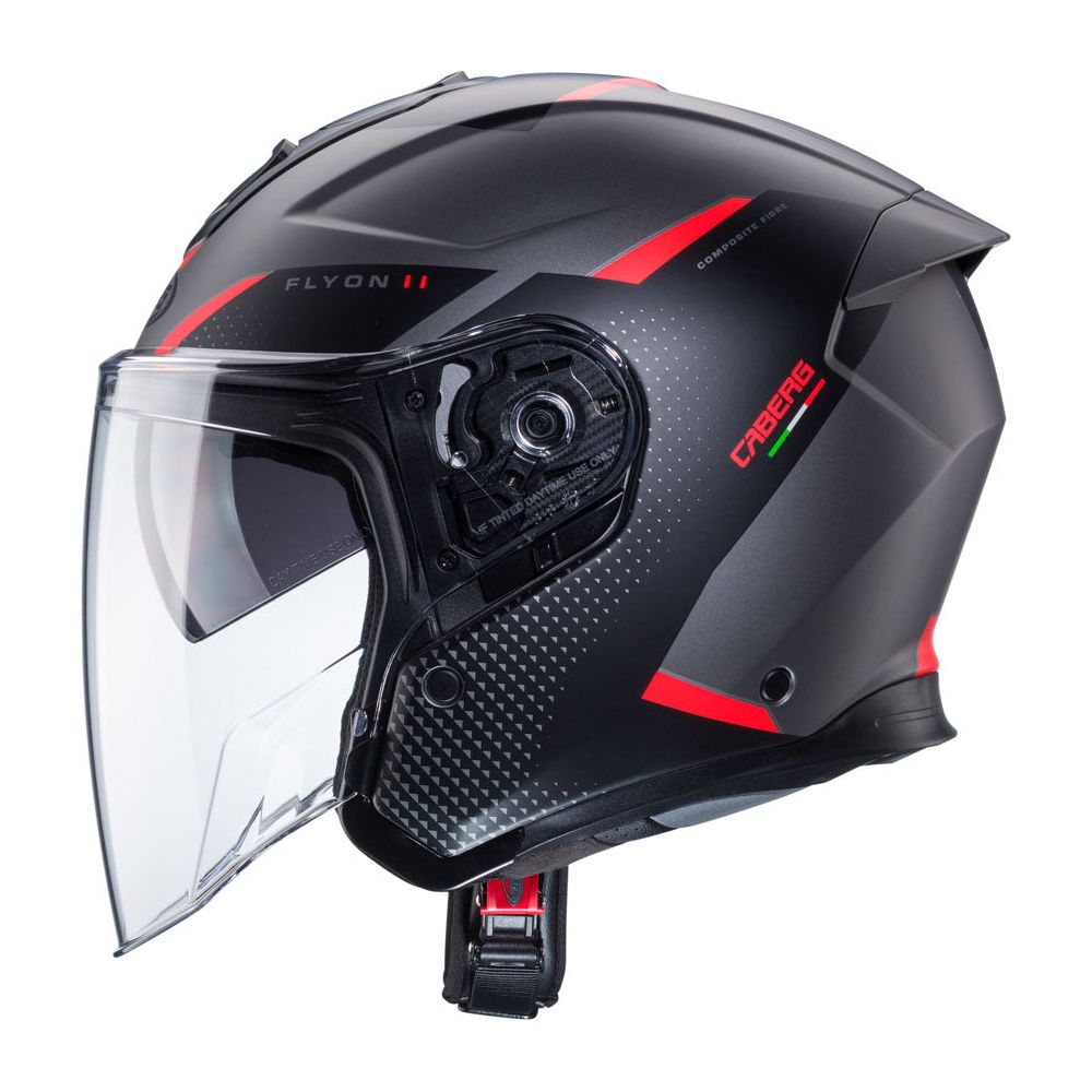 Caberg Flyon 2 Boss Matt Grey / Red / Black