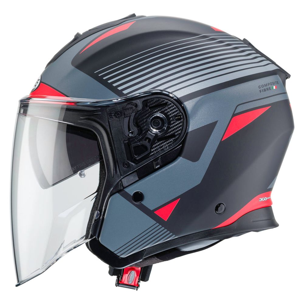 Caberg Flyon Rio Matt Black / Red / Anthracite / Silver