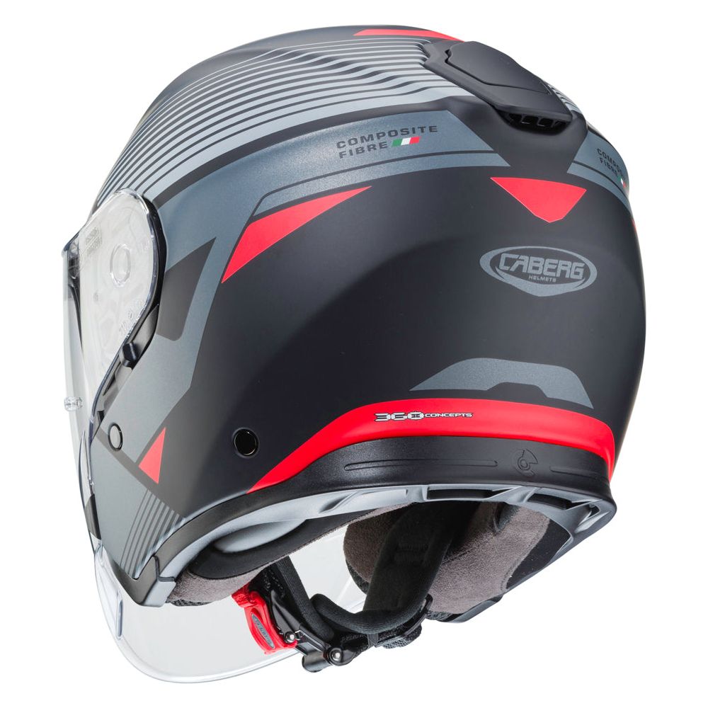 Caberg Flyon Rio Matt Black / Red / Anthracite / Silver