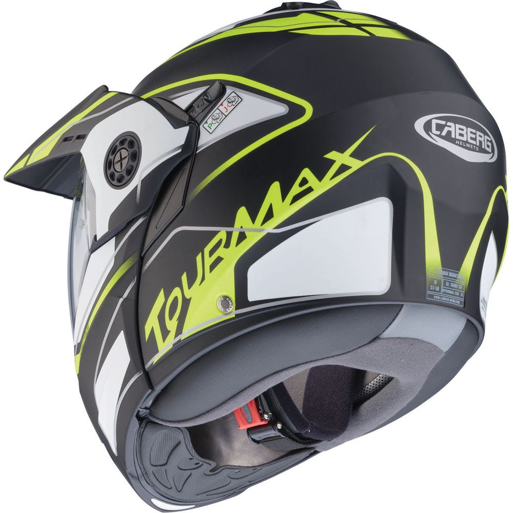 Caberg Tourmax Marathon Matt Black / White / Fluo Yellow