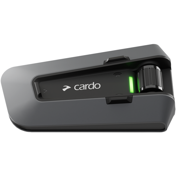 Cardo Packtalk Edge Single Mesh Bluetooth Intercom System Grey / Black