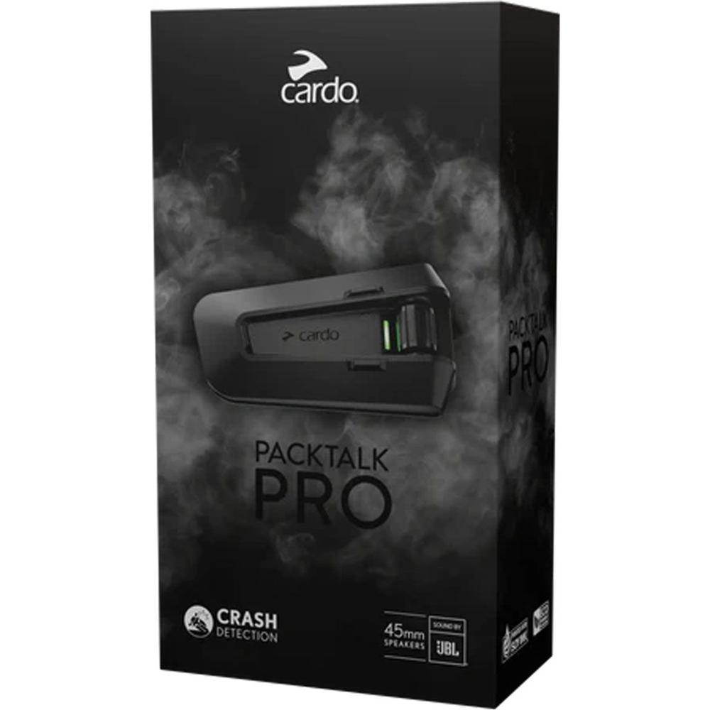 Cardo Packtalk Pro Duo Bluetooth Intercom Systems Black - FREE UK Shipping, FREE 365 Day Returns | Moto Central