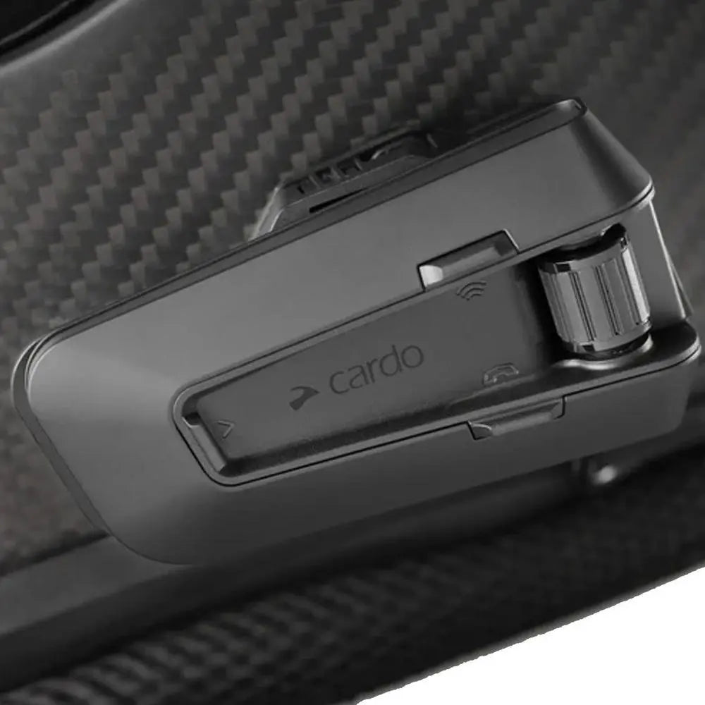 Cardo Packtalk Pro Duo Bluetooth Intercom Systems Black - FREE UK Shipping, FREE 365 Day Returns | Moto Central