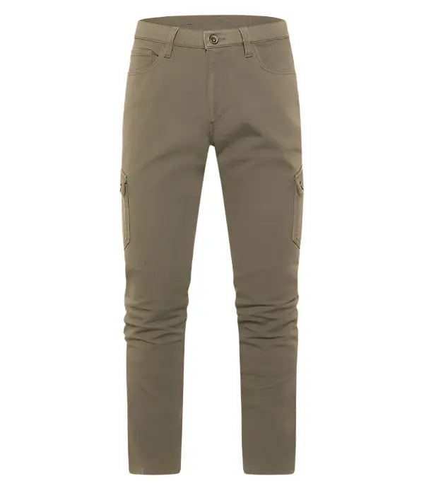 Rokker Slim Fit Cargo Trouser Light Olive FREE UK Delivery, FREE 365 Day Returns | Moto Central