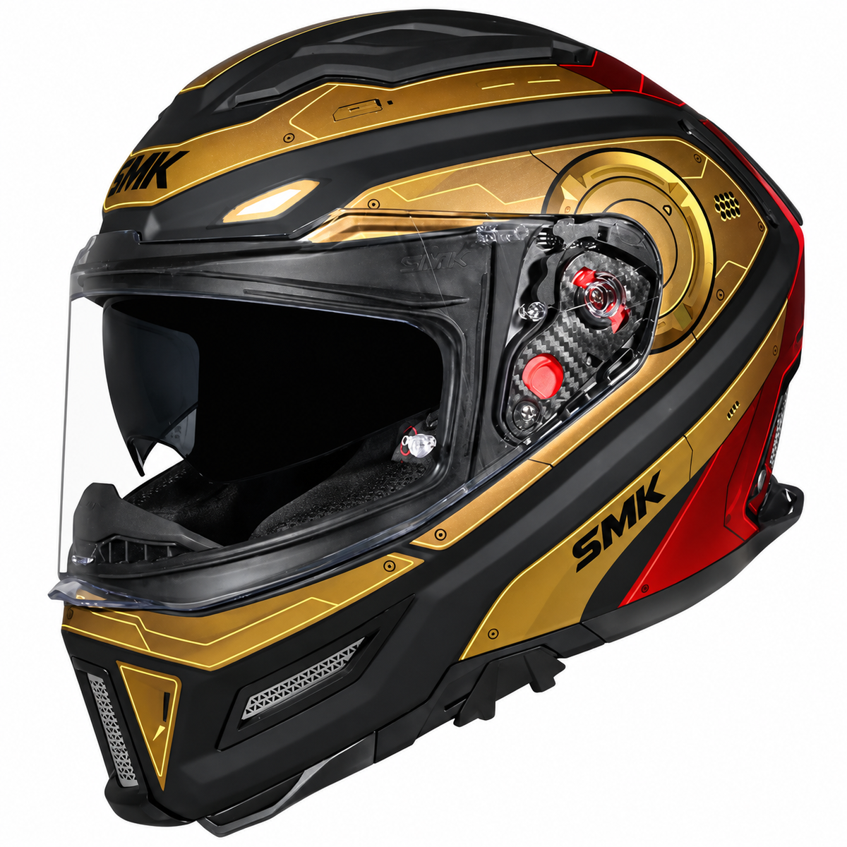 SMK Agnar Cyborg MA237 Black / Gold / Red