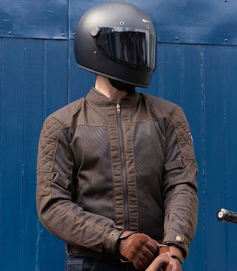 Merlin Chigwell Lite Cotec Jacket Olive FREE UK Delivery, FREE 365 Day Returns | Moto Central