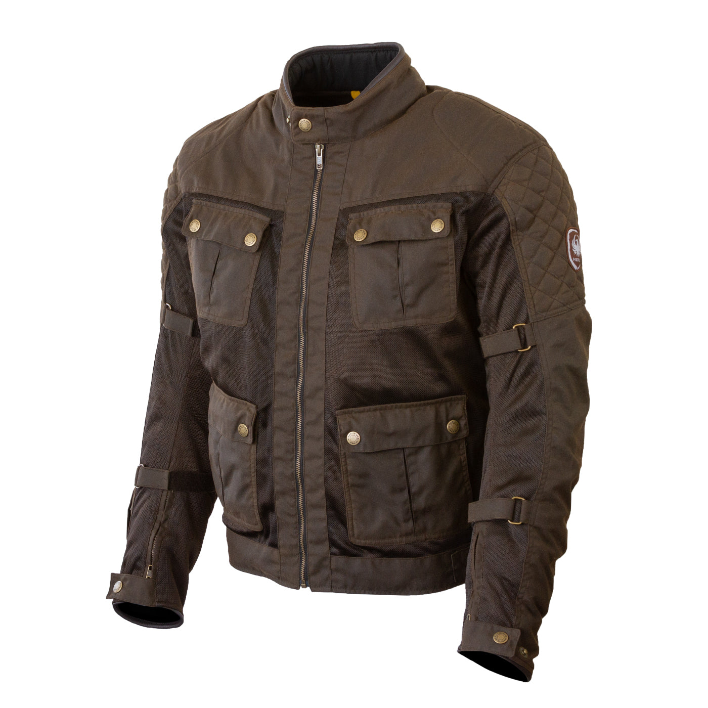 Merlin Chigwell Utility Cotec Jacket Olive FREE UK Delivery, FREE 365 Day Returns | Moto Central