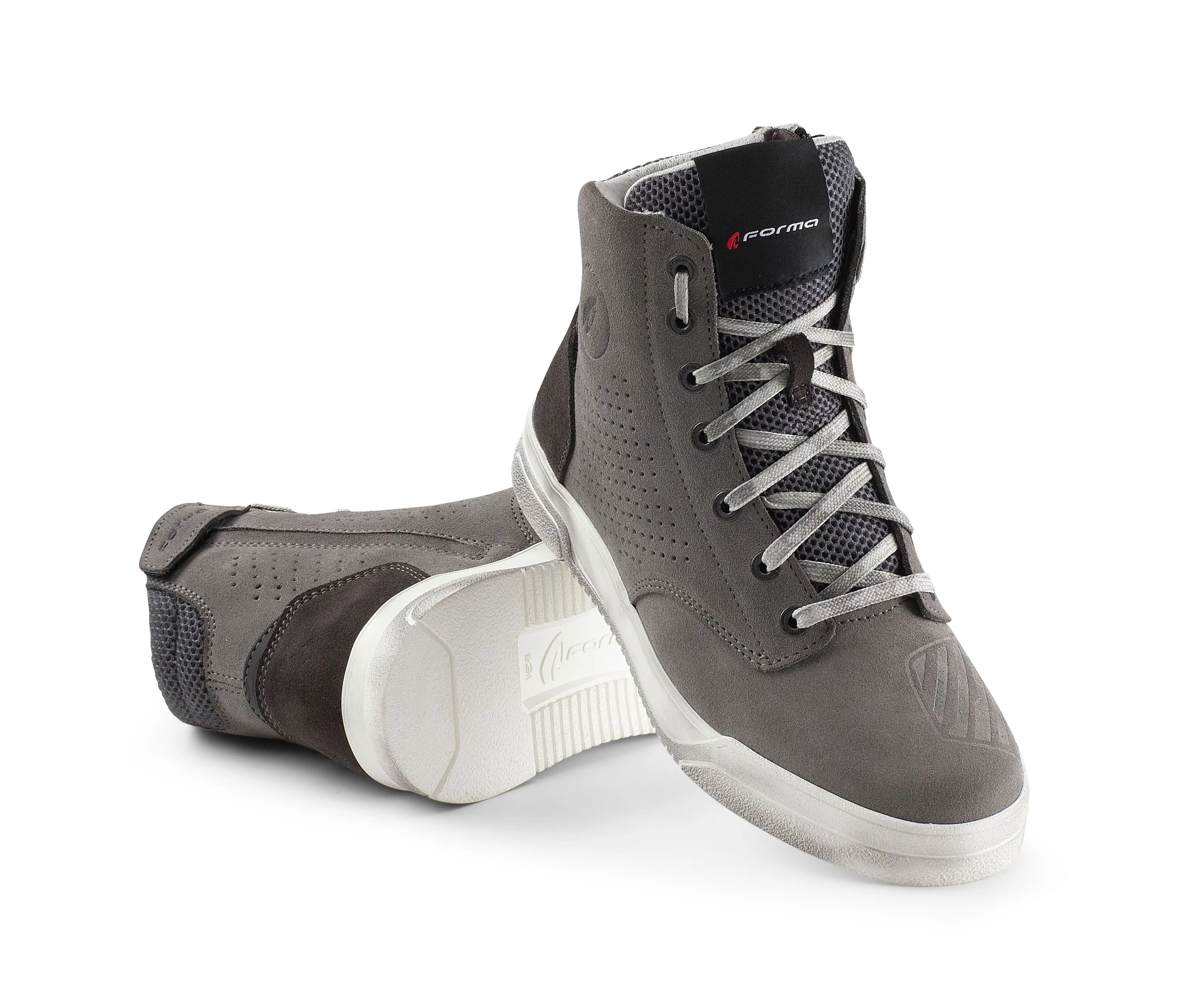 Forma City Flow Short Boots Grey - FREE UK Shipping, FREE 365 Day Returns | Moto Central