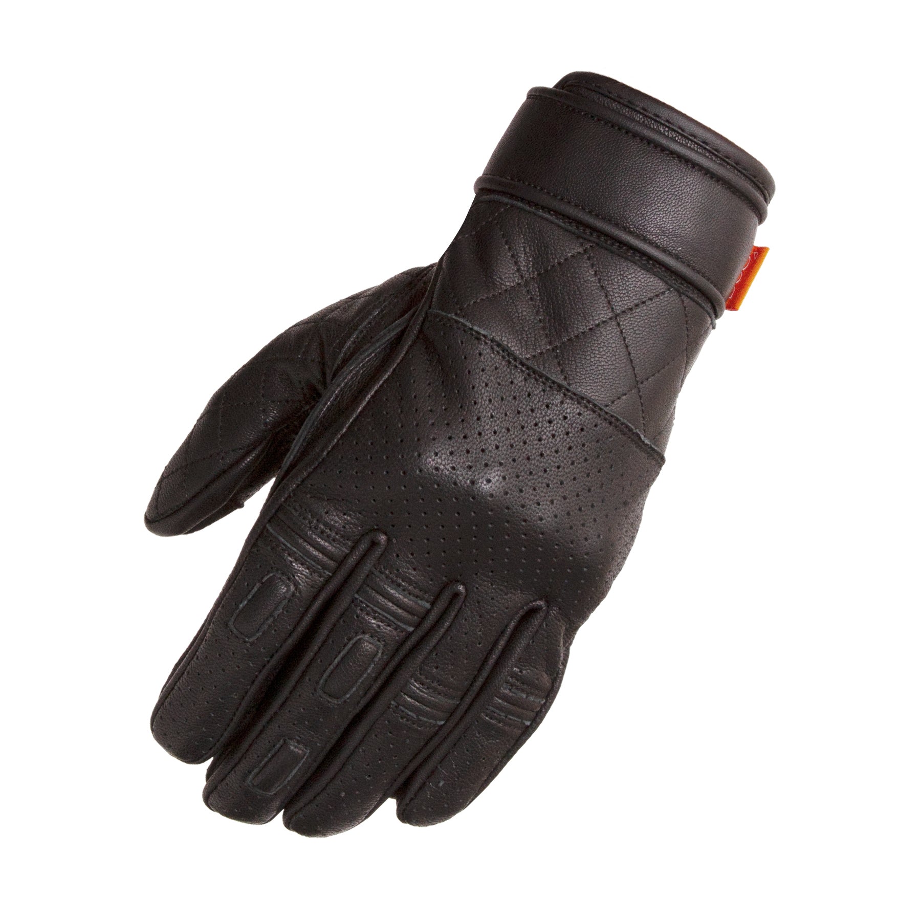 Merlin Clanstone D3O Leather Gloves Black FREE UK Delivery, FREE 365 Day Returns | Moto Central