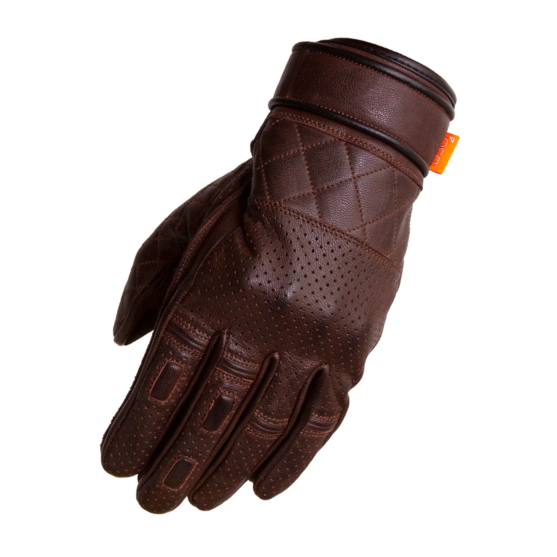Merlin Clanstone D3O Leather Gloves Brown FREE UK Delivery, FREE 365 Day Returns | Moto Central
