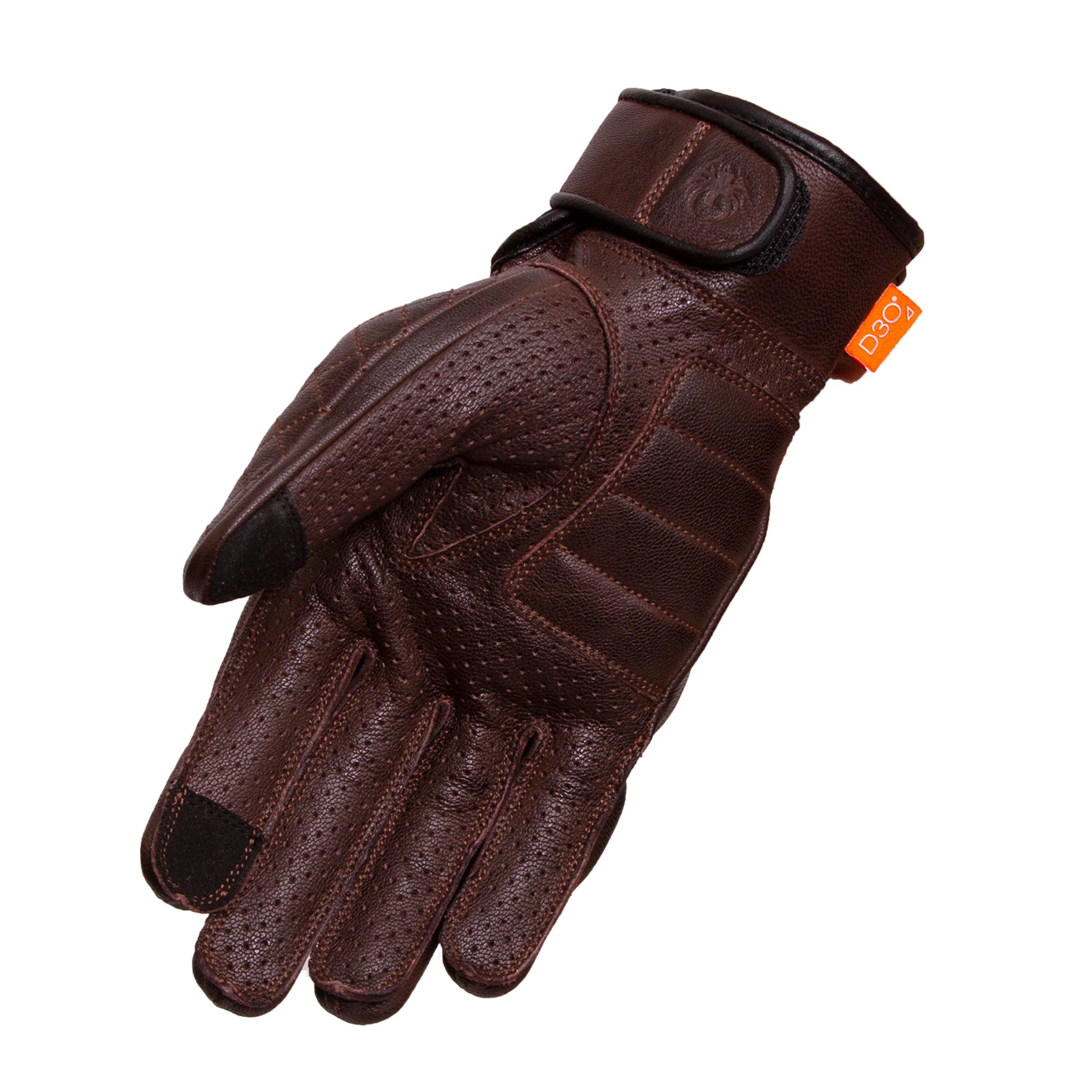 Merlin Clanstone D3O Leather Gloves Brown FREE UK Delivery, FREE 365 Day Returns | Moto Central