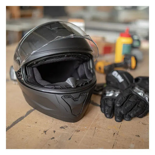 Claw Jordan Full Face Helmet Matt Black - FREE UK Shipping, FREE 365 Day Returns | Moto Central