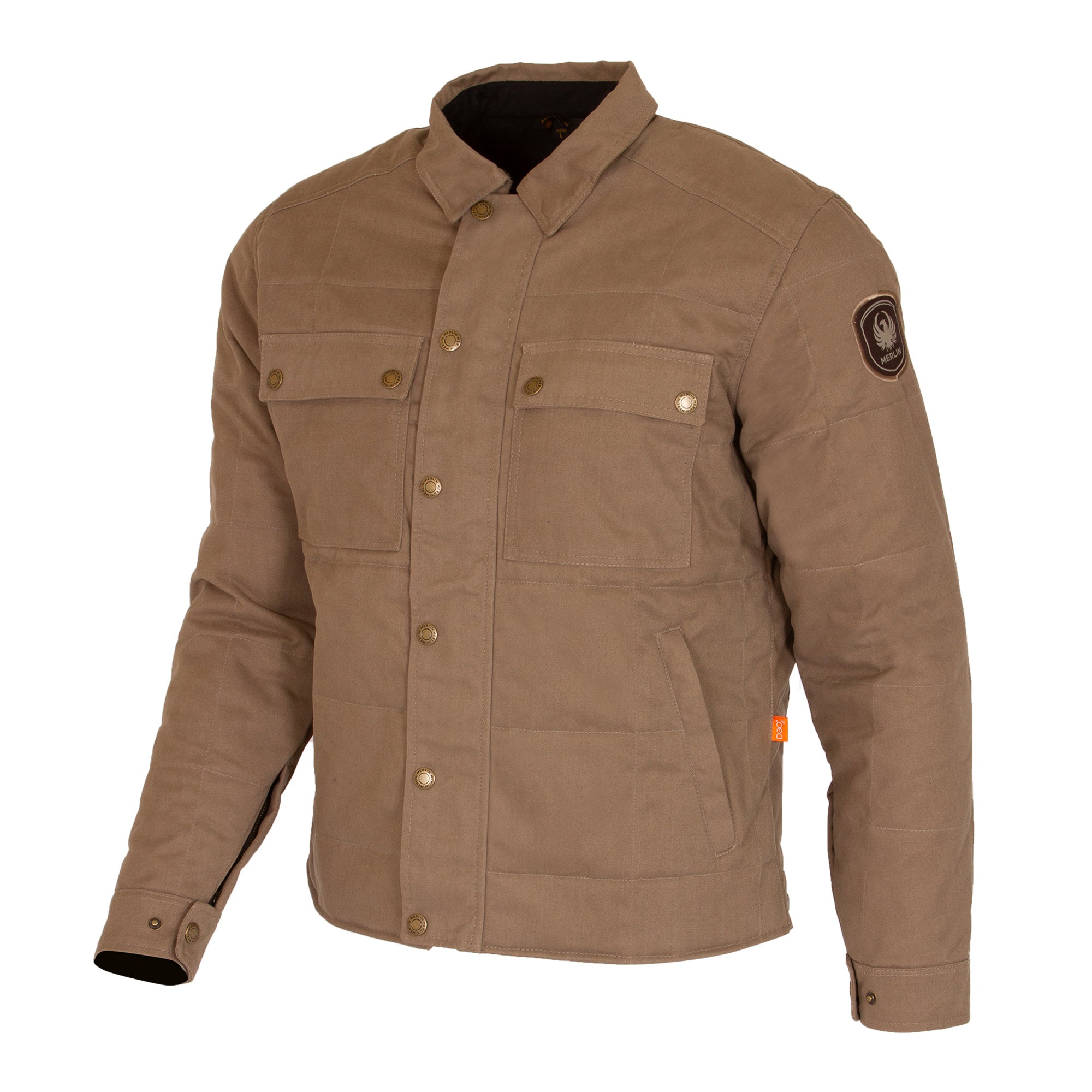 Merlin Codsall D3O Baffle Riding Jacket Tan FREE UK Delivery, FREE 365 Day Returns | Moto Central