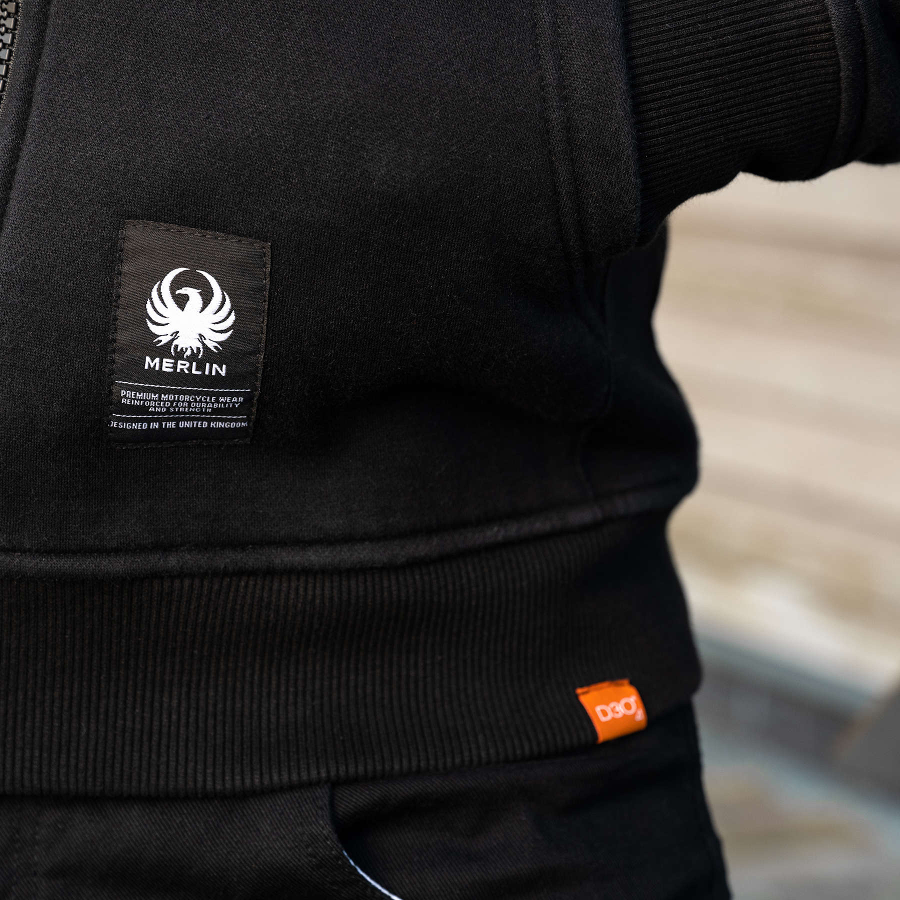 Merlin Cody D3O Single Layer Ladies Riding Hoody Black FREE UK Delivery, FREE 365 Day Returns | Moto Central