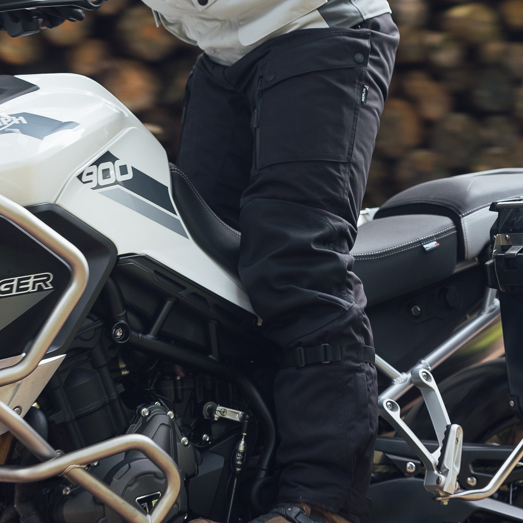 Merlin Condor Laminated D3O Trouser Black FREE UK Delivery, FREE 365 Day Returns | Moto Central