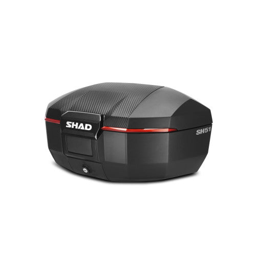 SHAD SH51 Top Box Carbon - FREE UK Shipping, FREE 365 Day Returns | Moto Central
