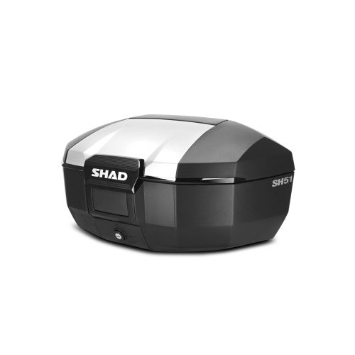 SHAD SH51 Top Box Aluminium - FREE UK Shipping, FREE 365 Day Returns | Moto Central