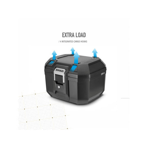 SHAD TR41 Top Box - FREE UK Shipping, FREE 365 Day Returns | Moto Central