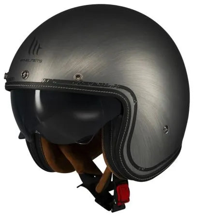 MT Helmets Le Mans 2 SV S Scratched Chrome A2 Matt Grey FREE UK Delivery, FREE 365 Day Returns | Moto Central