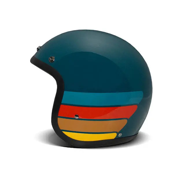 DMD Retro Open Face Helmet Petrolhead - FREE UK Shipping, FREE 365 Day Returns | Moto Central