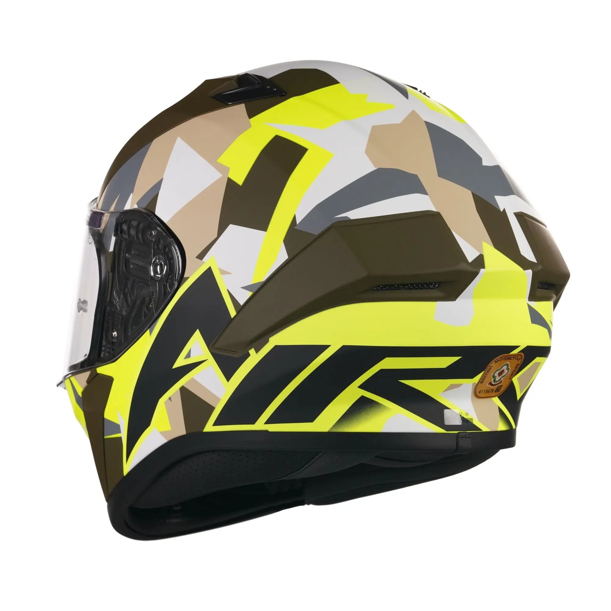 Airoh Valor Full Face Helmet Matt Army - FREE UK Shipping, FREE 365 Day Returns | Moto Central
