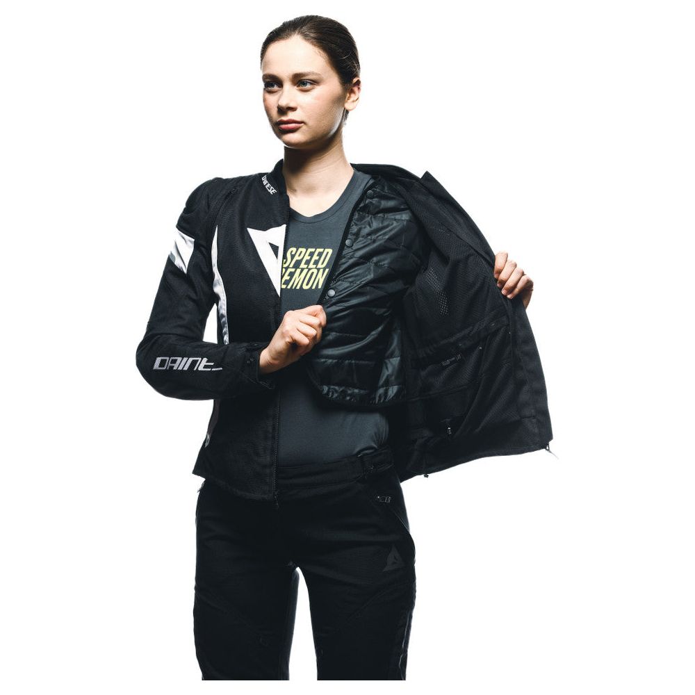 Dainese Avro 5 Ladies Textile Jacket Black / White / Black