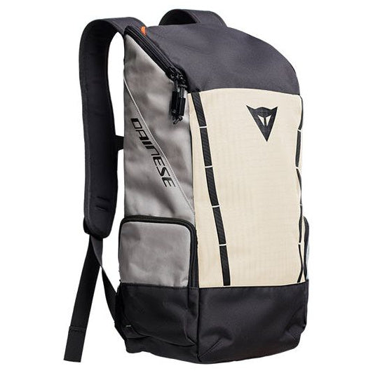 Dainese Explorer D-Clutch Backpack Beige / Black / Silver - front view