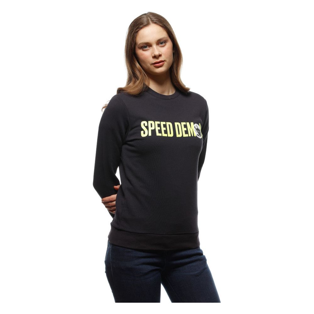 Dainese Knee Down Ladies Sweater Nine Iron Black