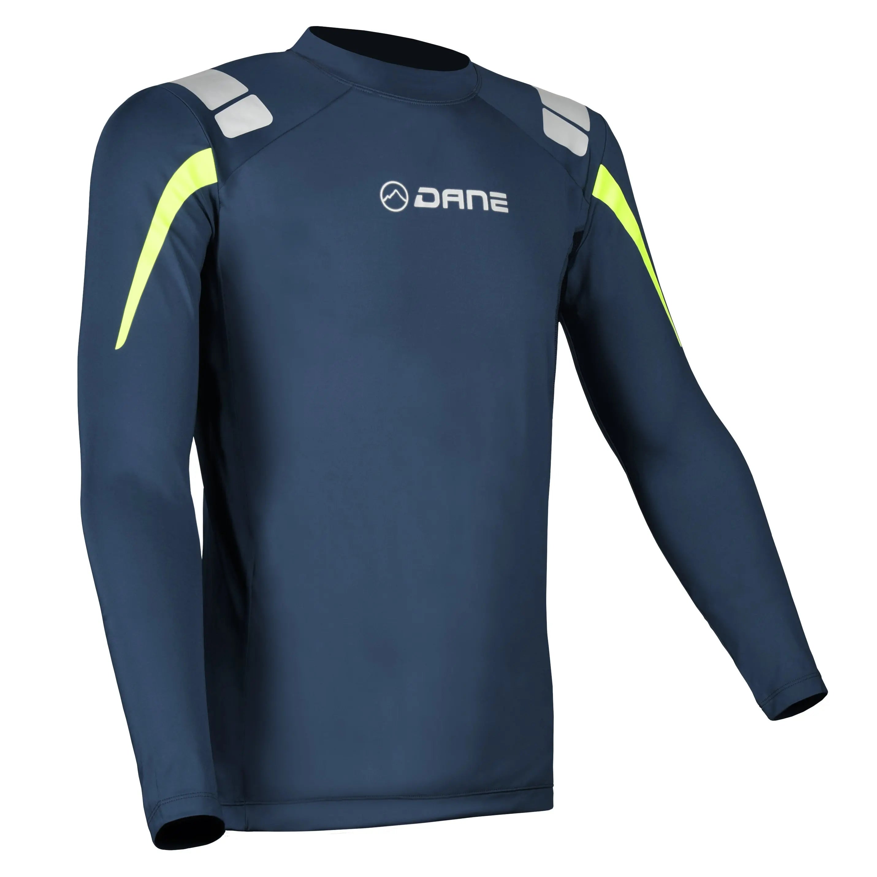 Dane 4-Season Long Sleeves Base Layer Shirt Blue - FREE UK Shipping, FREE 365 Day Returns | Moto Central