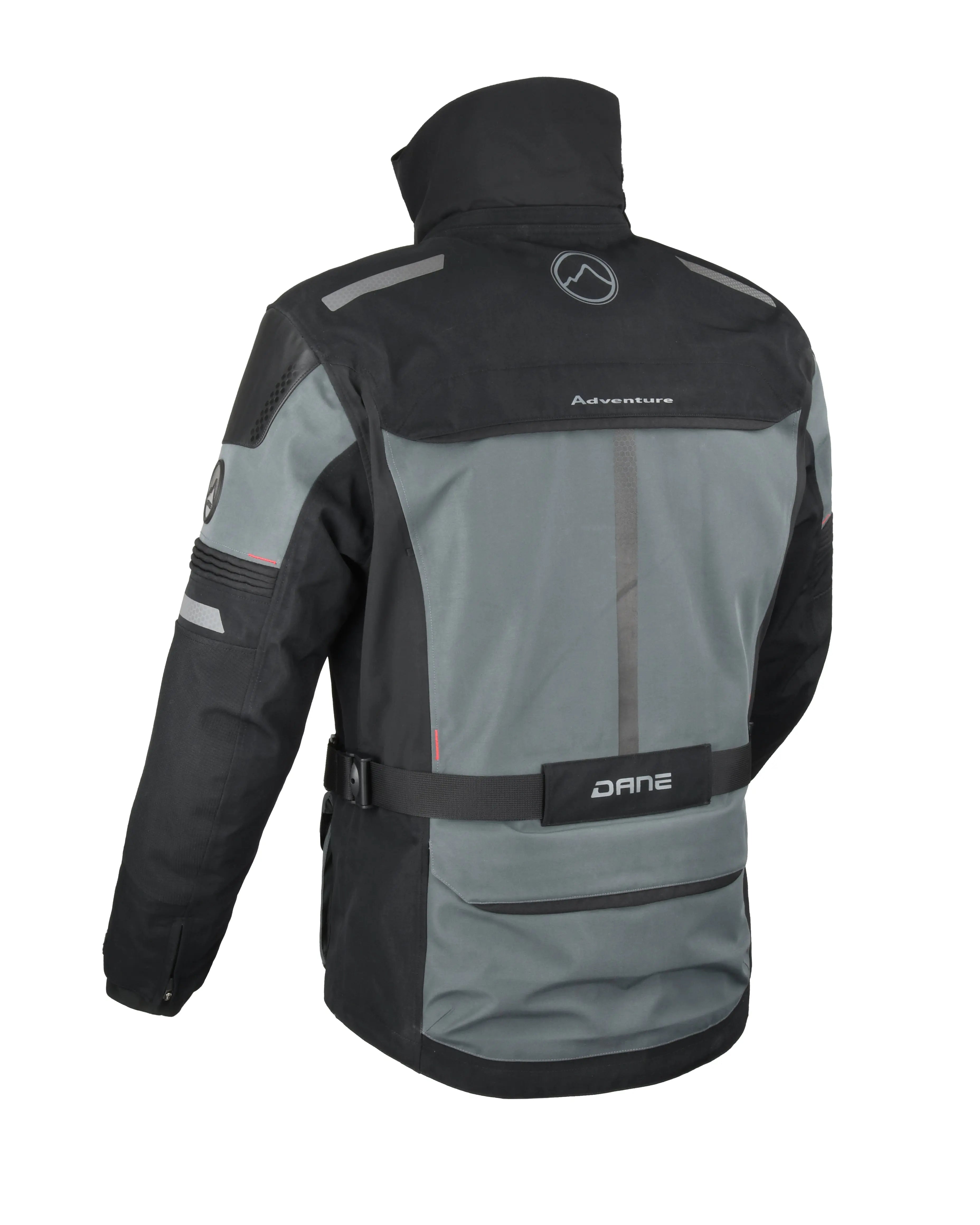 Dane Bornholm Gore-Tex Pro Jacket Black / Grey - FREE UK Shipping, FREE 365 Day Returns | Moto Central