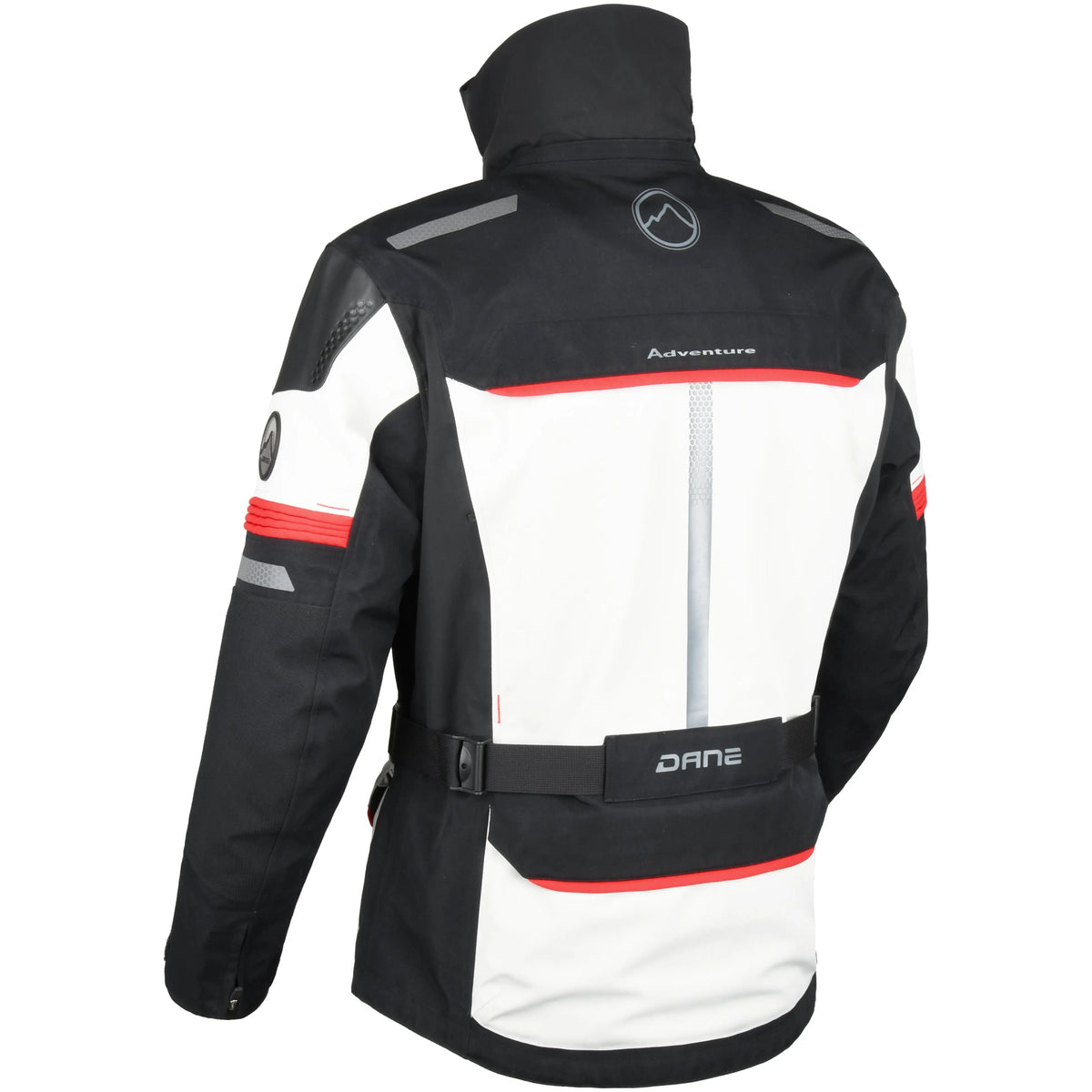 Dane Bornholm Gore-Tex Pro Jacket Grey / Red – rear view