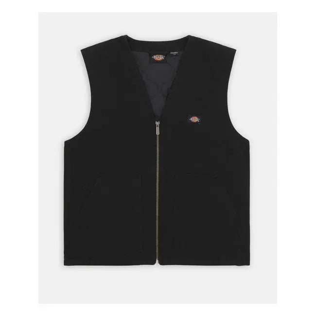 Dickies Dickies Duck Canvas Vest Black - FREE UK Shipping, FREE 365 Day Returns | Moto Central