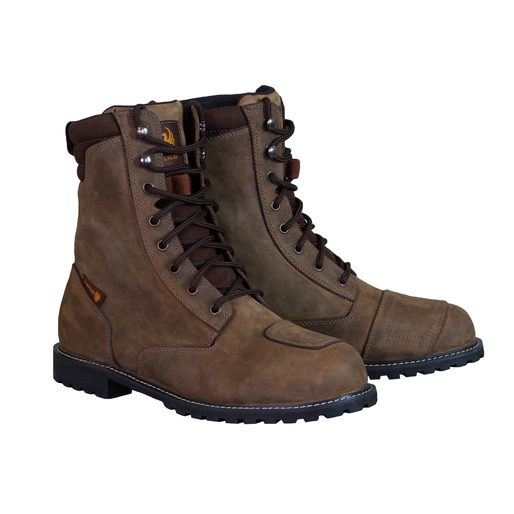 Merlin G24 Drax 2 D3O Boots Brown FREE UK Delivery, FREE 365 Day Returns | Moto Central
