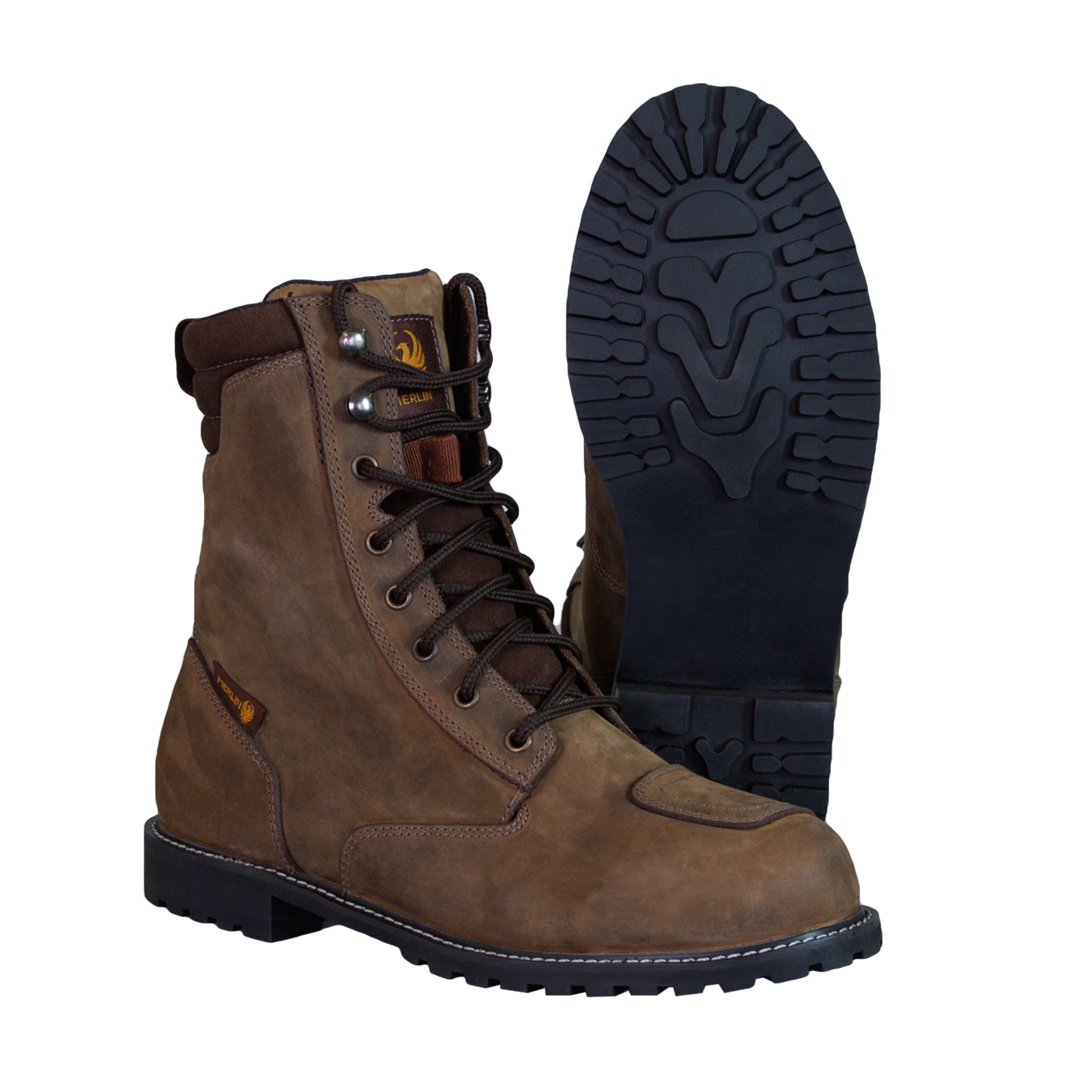 Merlin G24 Drax 2 D3O Boots Brown FREE UK Delivery, FREE 365 Day Returns | Moto Central